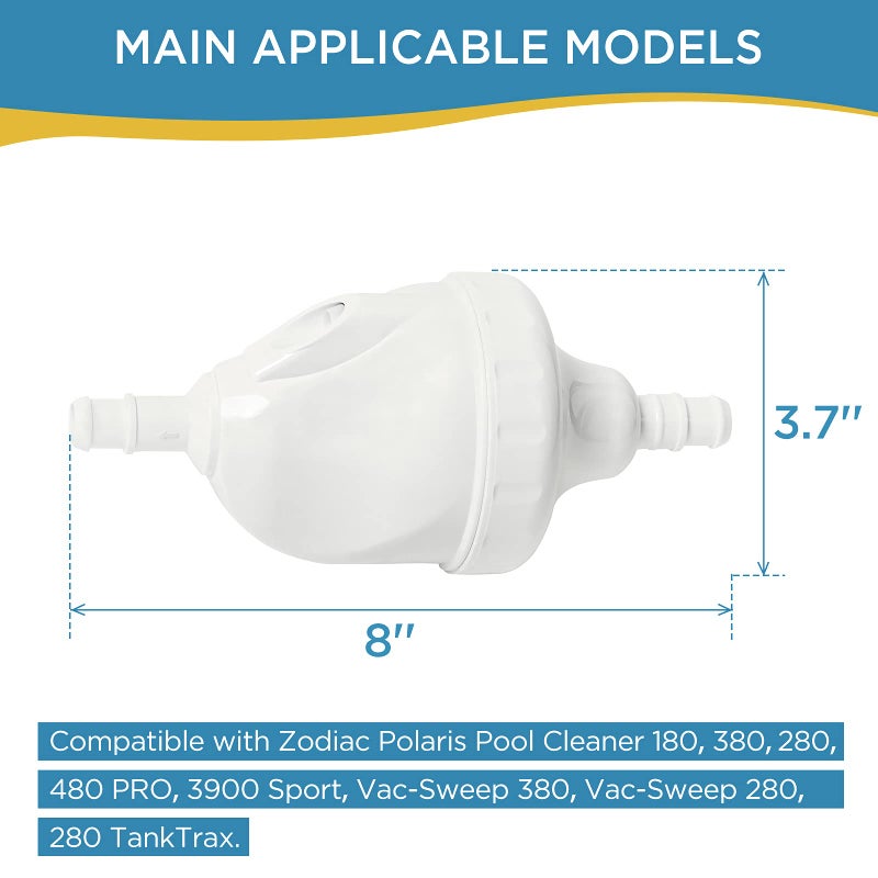 MAKHOON Upgraded G52 Backup Valve Replacement for Cleaner Parts, Compatible with E10, 180, 280, 380, 480, 3900 Pool Cleaner, Longer Life Than OEM G52, Strengthen G53 Gear (2) - Image 2